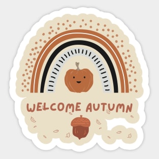 Welcome Autumn Sticker